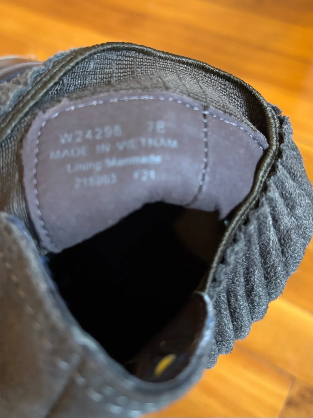 Cole Haan Grand.Os Gray Suede Chelsea Ankle Boots Pull On Block Heel 7B